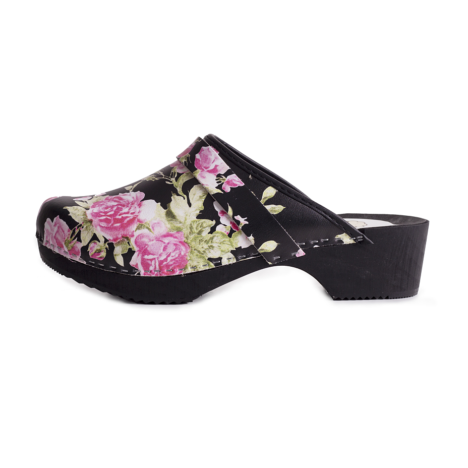 Women's Anatomic Clogs - Black Blossom