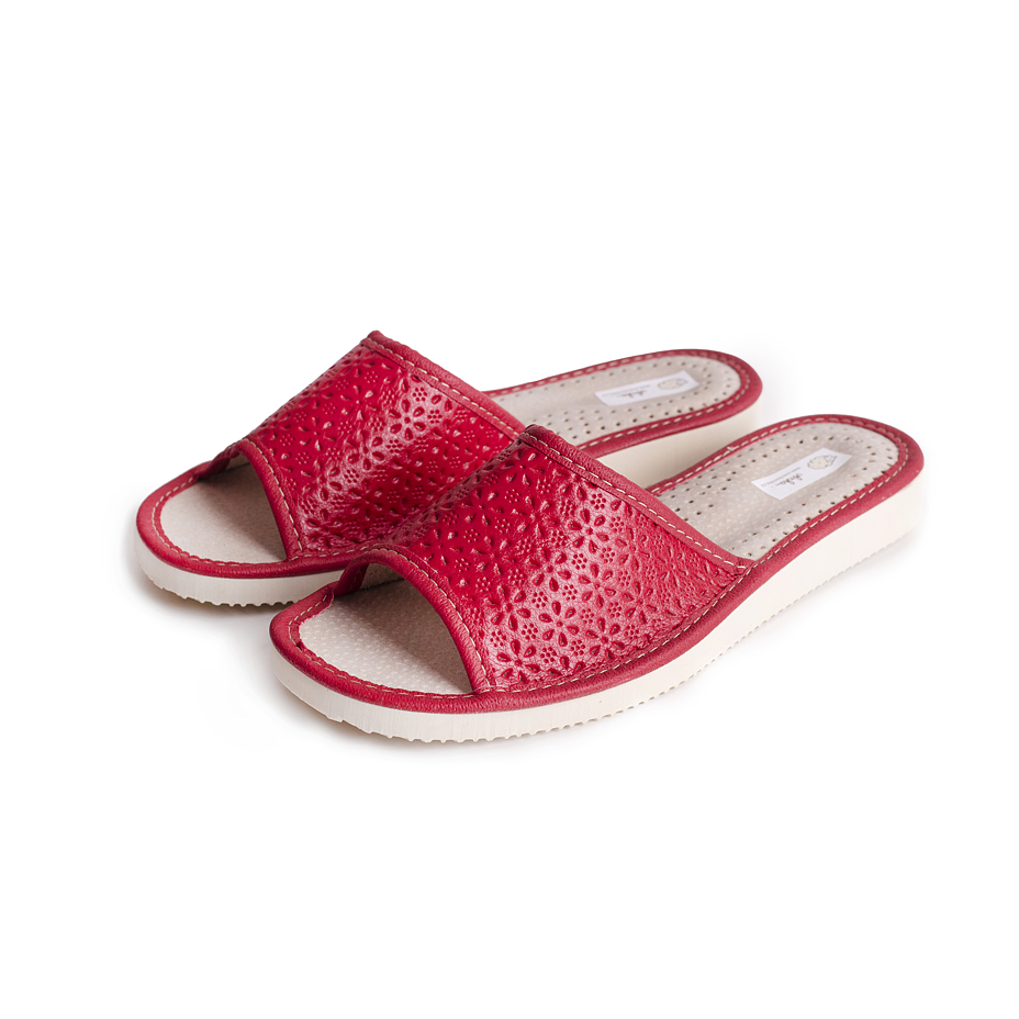 Women's Open-Toe Leather Summer Slip-on Shoes