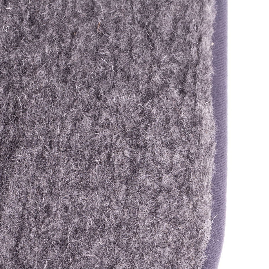 Wool Dog Bed Mat Grey