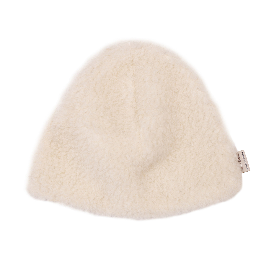 Wool Hat with Lining Natural