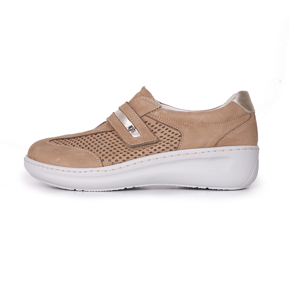 Women's Sofie Leather Trainers Light Brown
