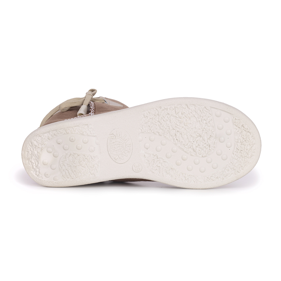 Women's Winter Boots with Wool Lining Light Brown