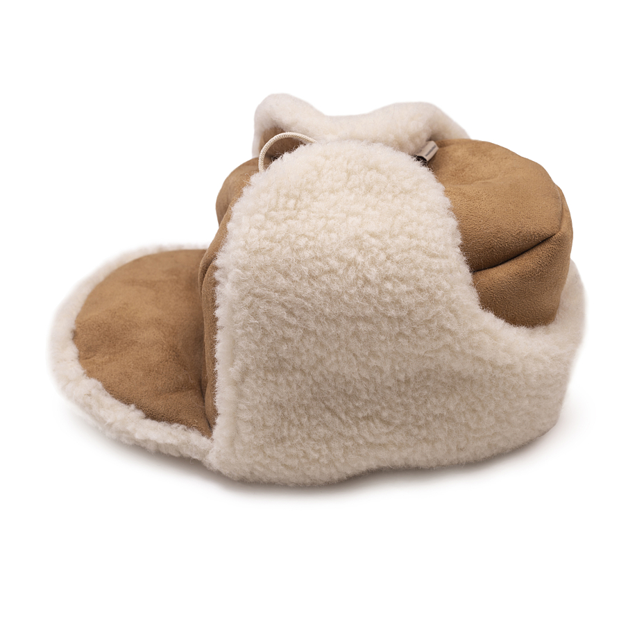 Suede Bomber Hat Brown