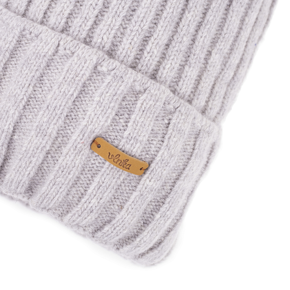 Vlnka Woolly Hat V04 Light Grey