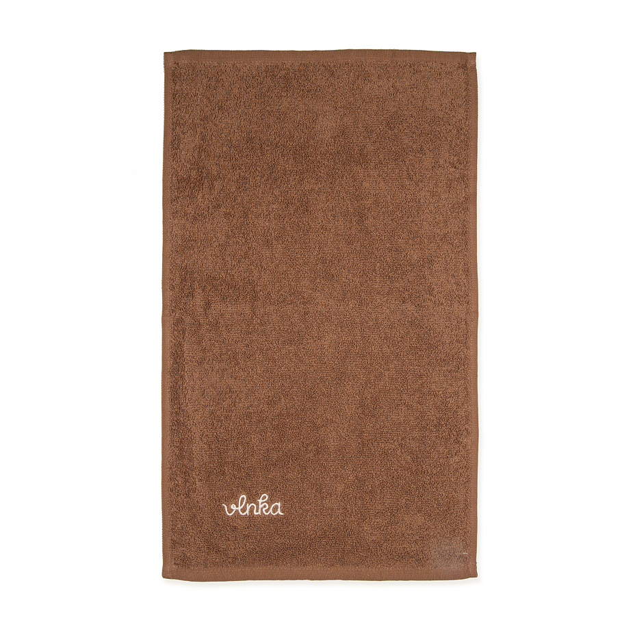 Vlnka Cotton Hand Towel Brown