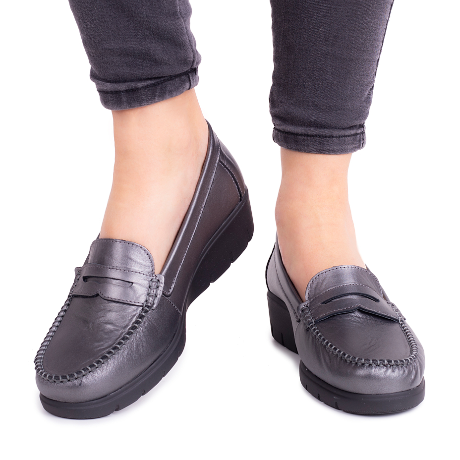 Women's Edita Leather Loafers Bronze