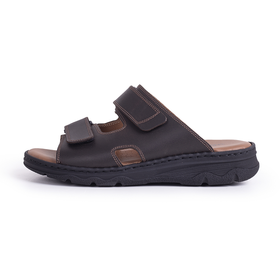 Men's Leather slip-ons "Robert" - Dark Brown