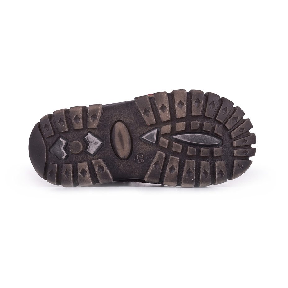 Kids’ Bobo Winter Boots with Sheep Wool Red