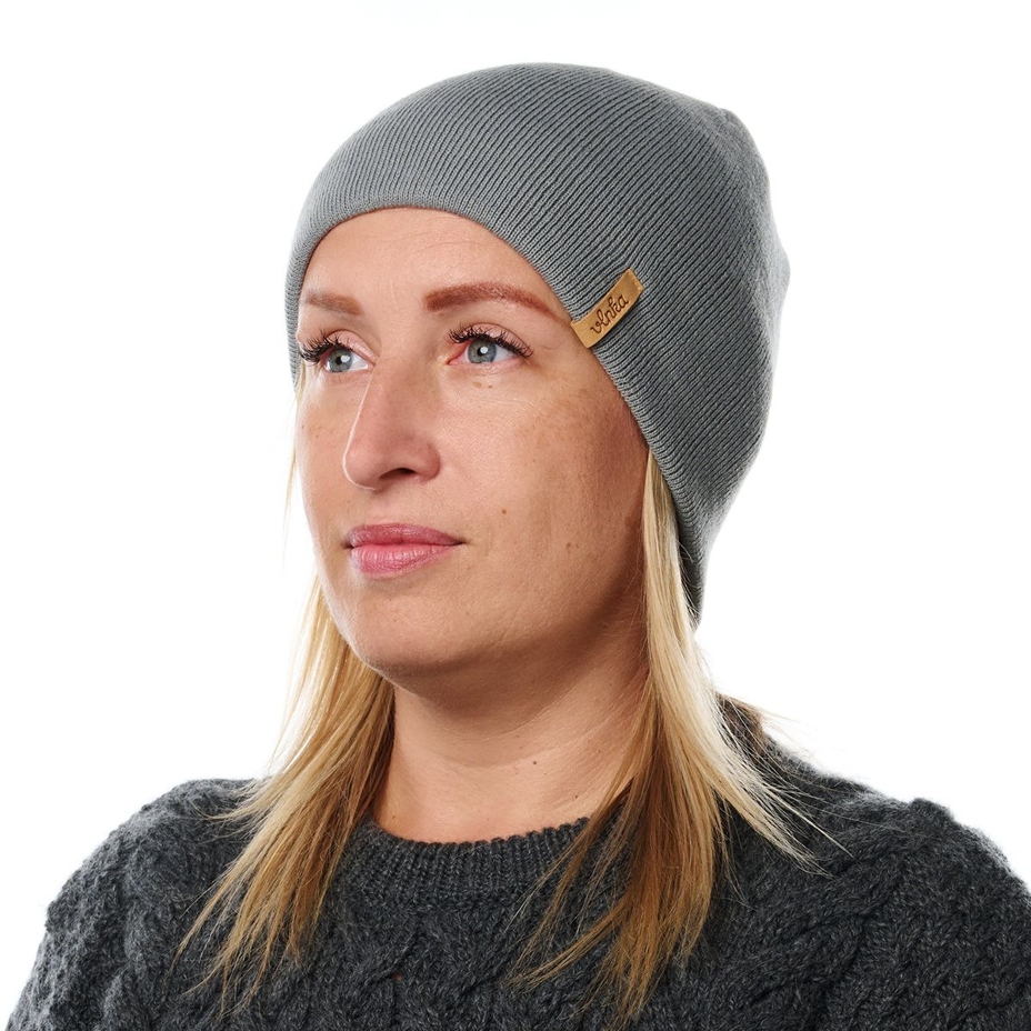 Vlnka Wool Beanie V22 Grey