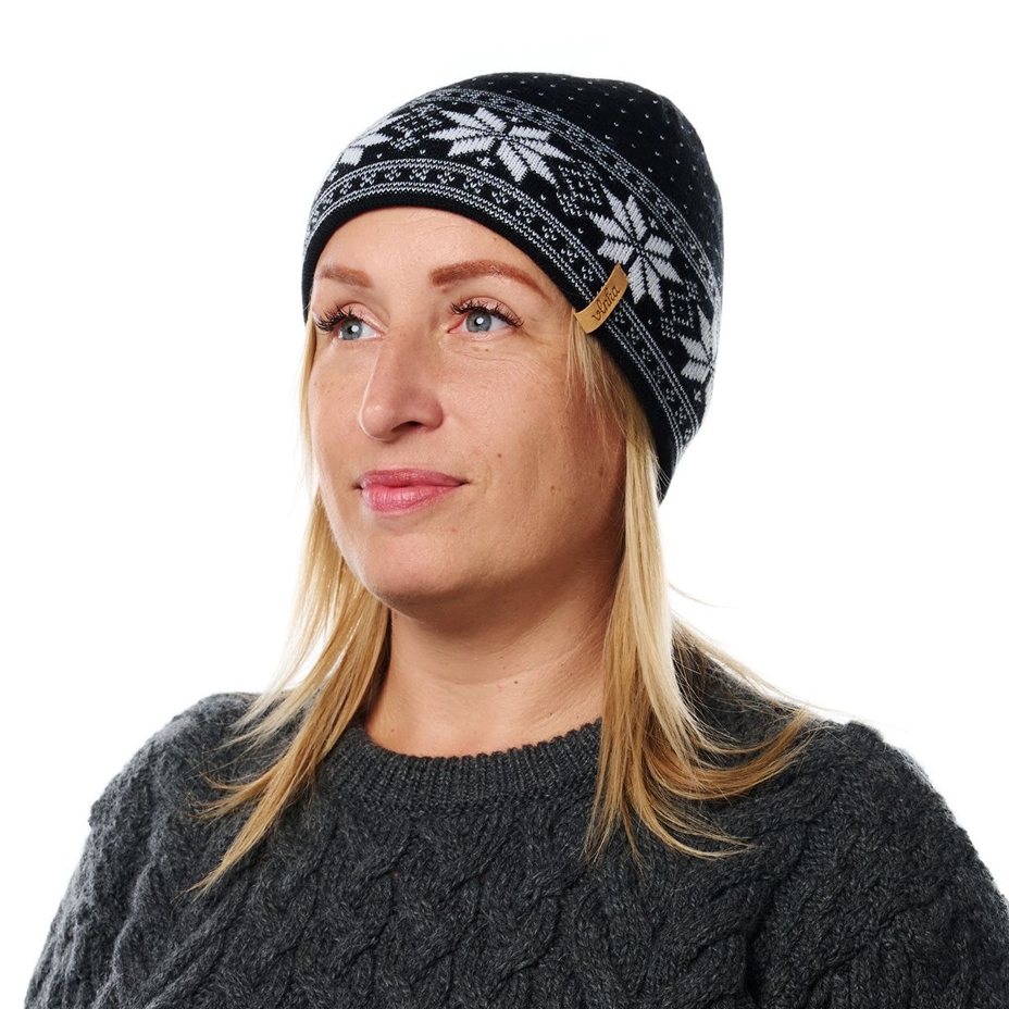 Vlnka Wool Beanie V25 Black