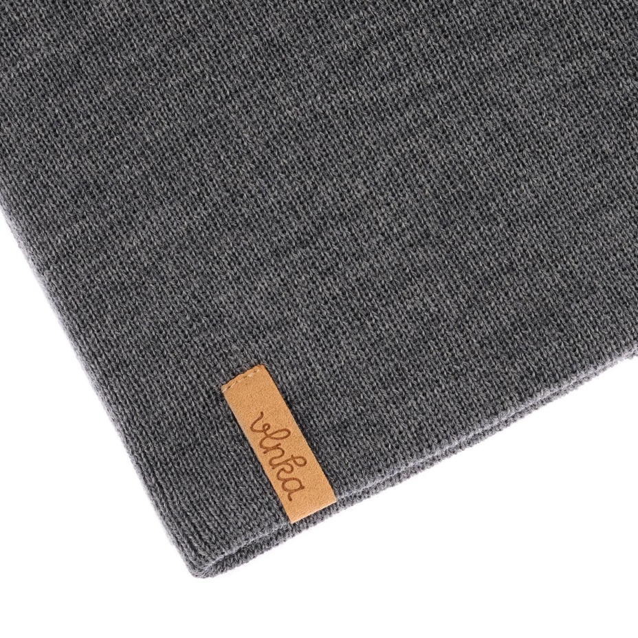 Vlnka Wool Neck Warmer N02 Dark Grey