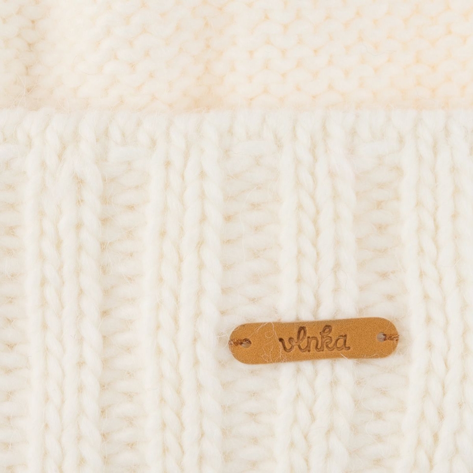 Vlnka Wool Beanie V03 White