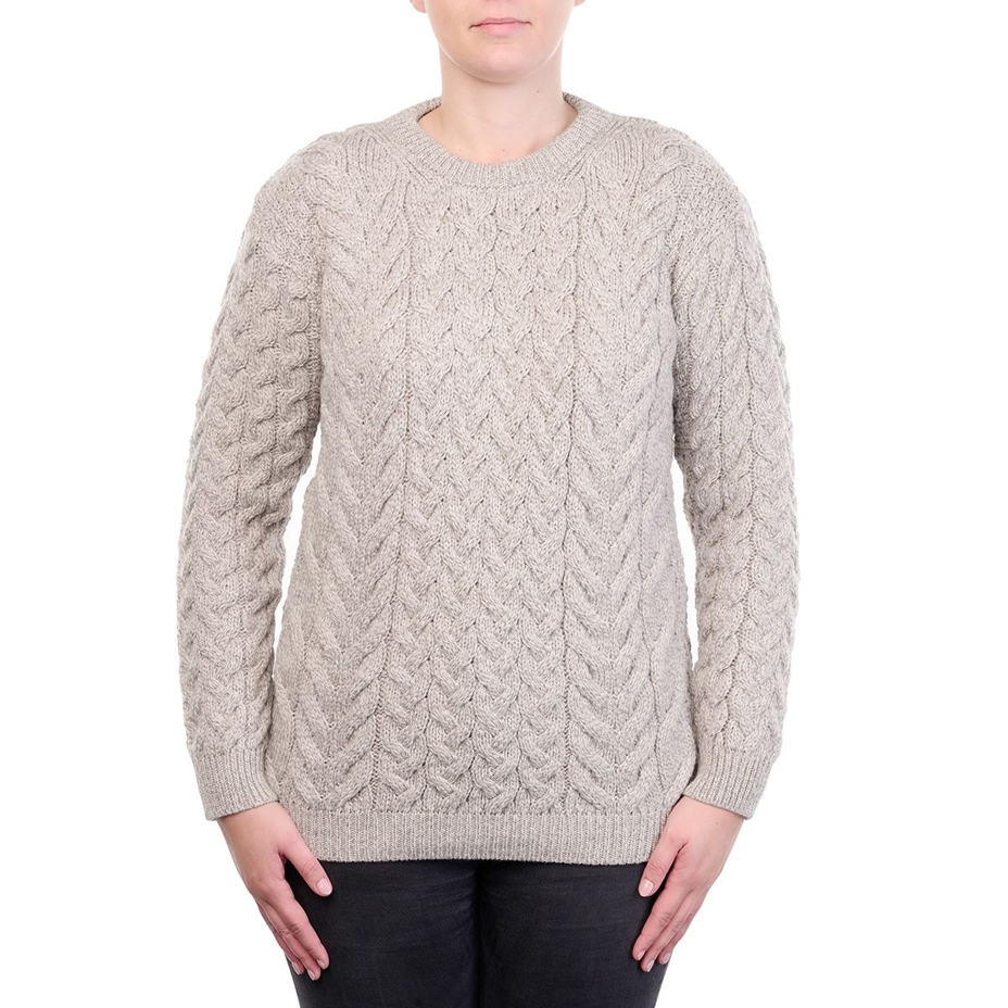Vlnka Wool Sweater S08 Light Grey