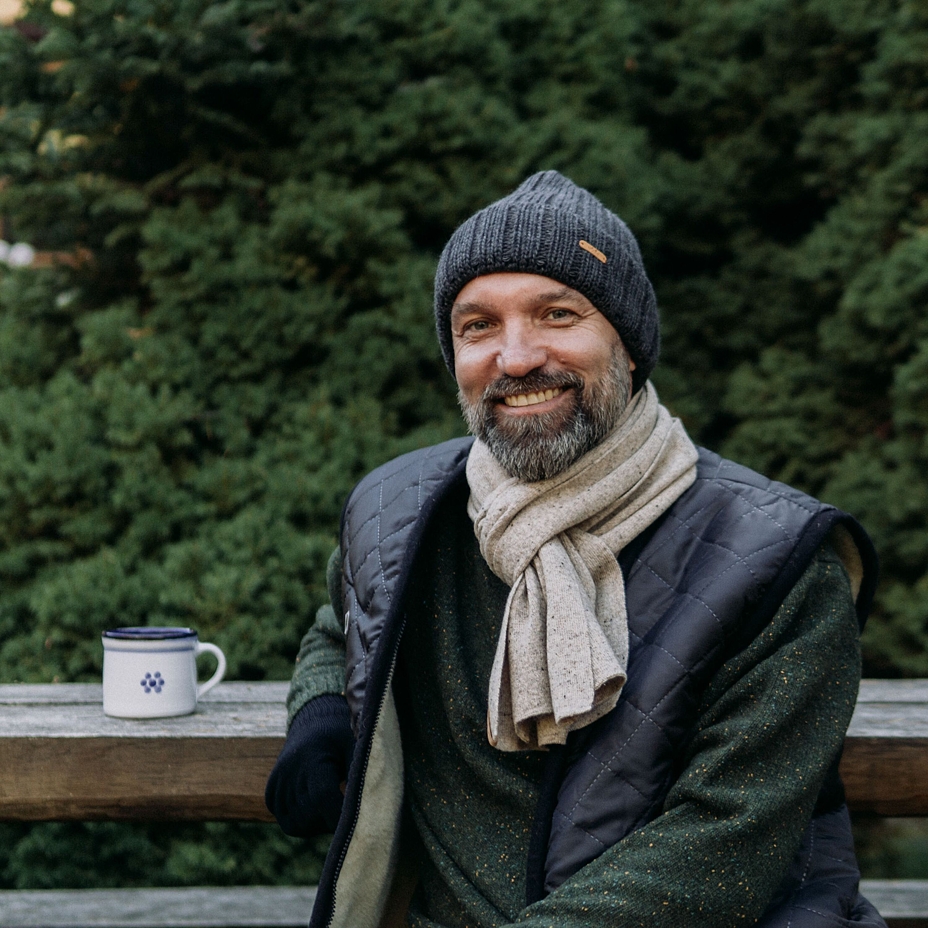 Vlnka Wool Scarf B01 Beige