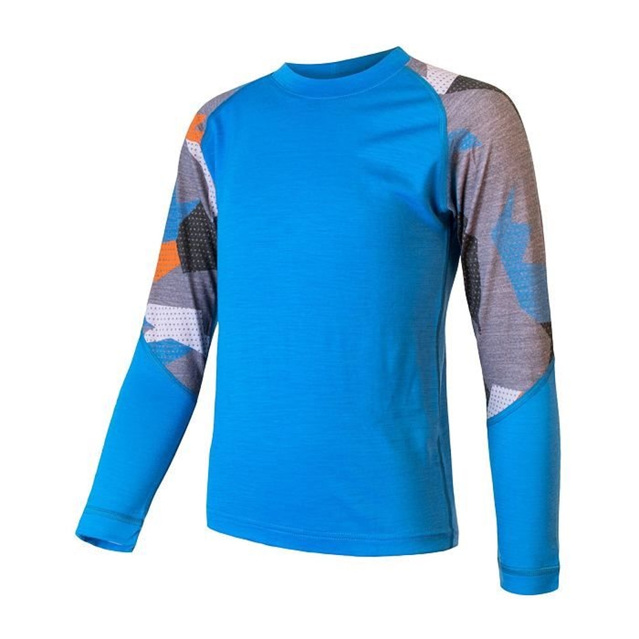 Kids’ Sensor Merino Impress Performance Clothing Set Blue/Camo