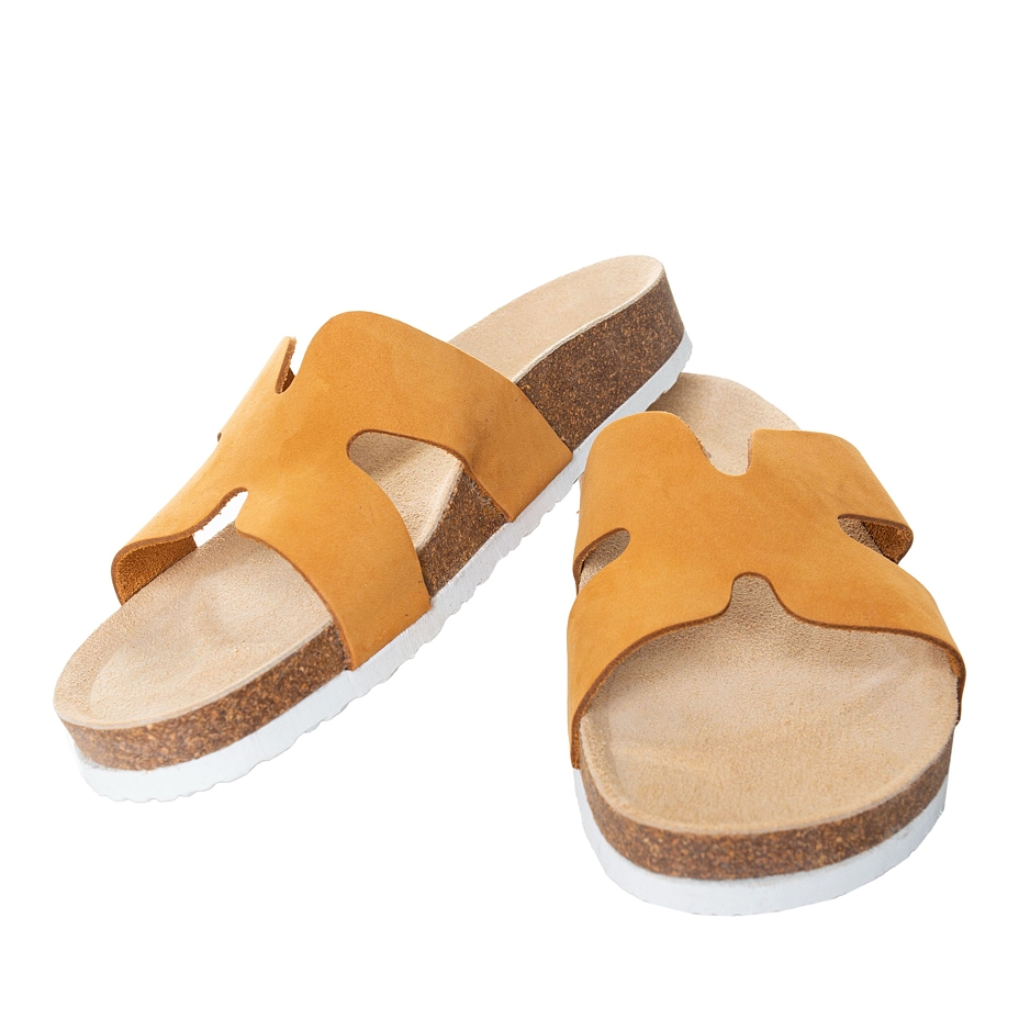 Women’s Zora Orthopaedic Cork Sliders Beige