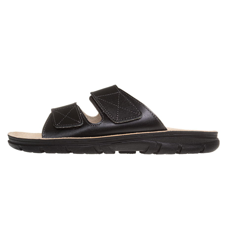 Men’s David Leather Slip-on Shoes Black