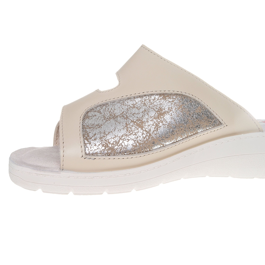 Women’s Sona Leather Slip-on Shoes for Feet with Bunions Beige