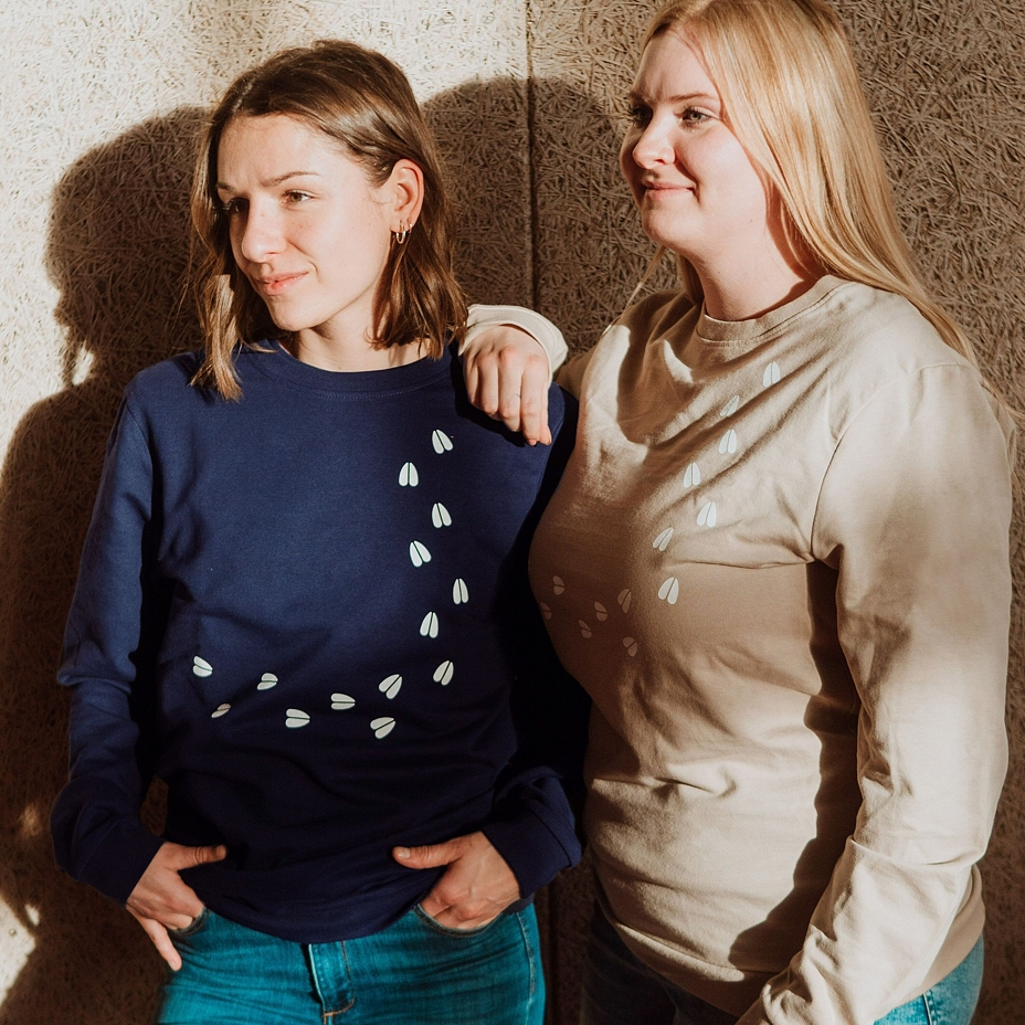 Woolvilli Cotton Sweatshirt Navy