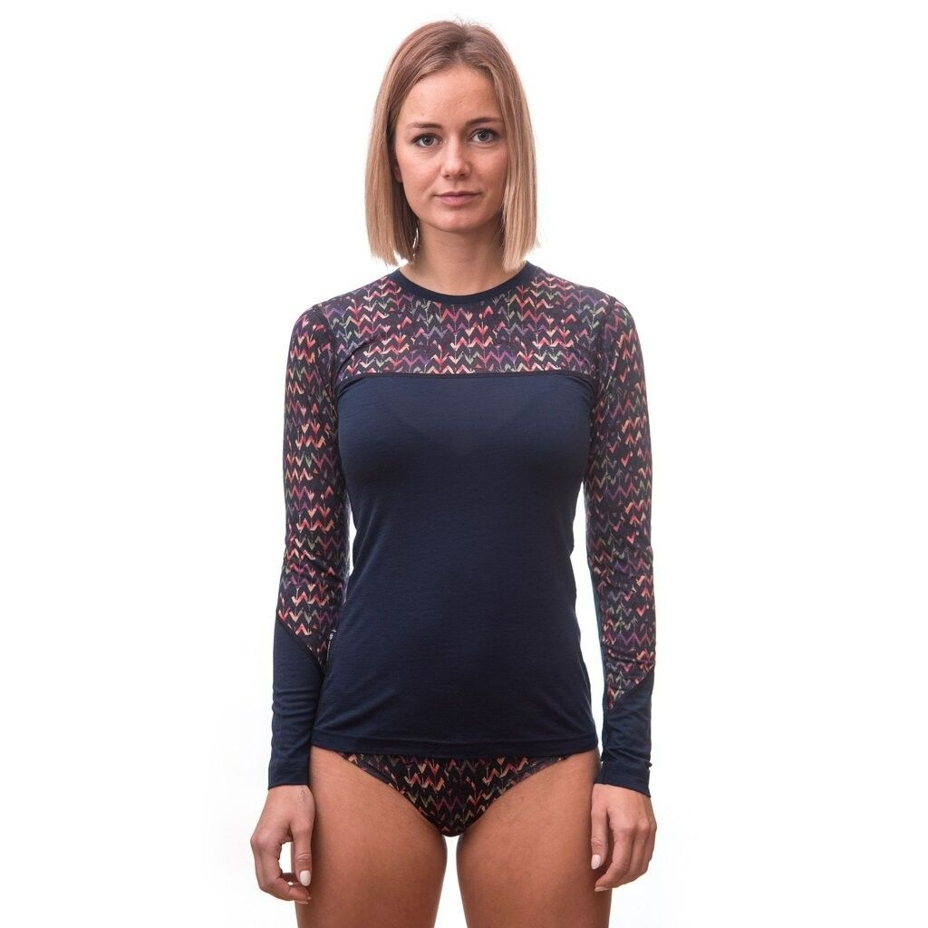 Women’s Sensor Merino Impress Performance Top Blue/Origami