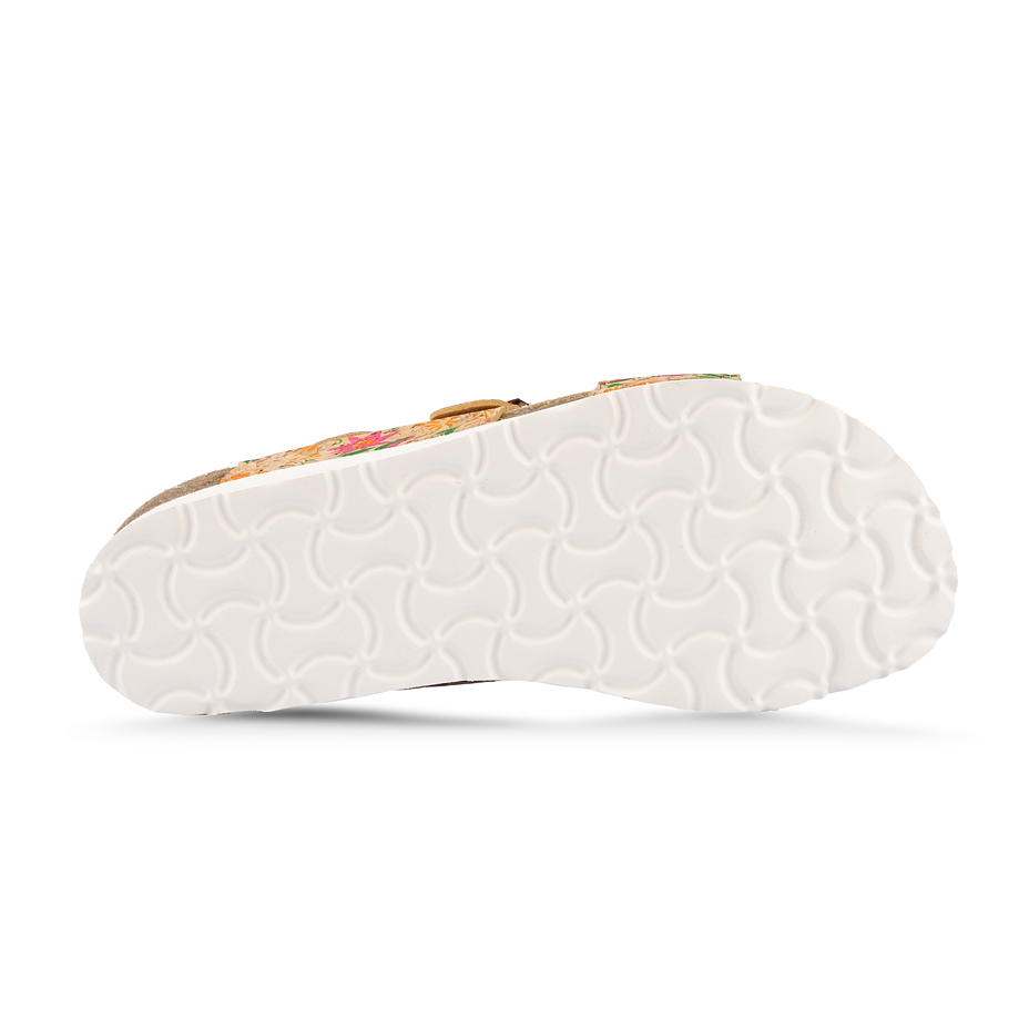 Women’s Sandra Orthopaedic Cork Wedge Sliders Floral