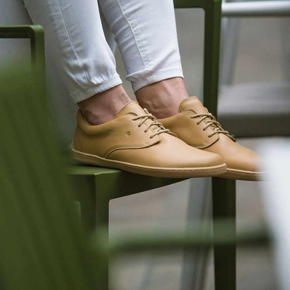 Cityscape Leather Barefoot Shoes Brown