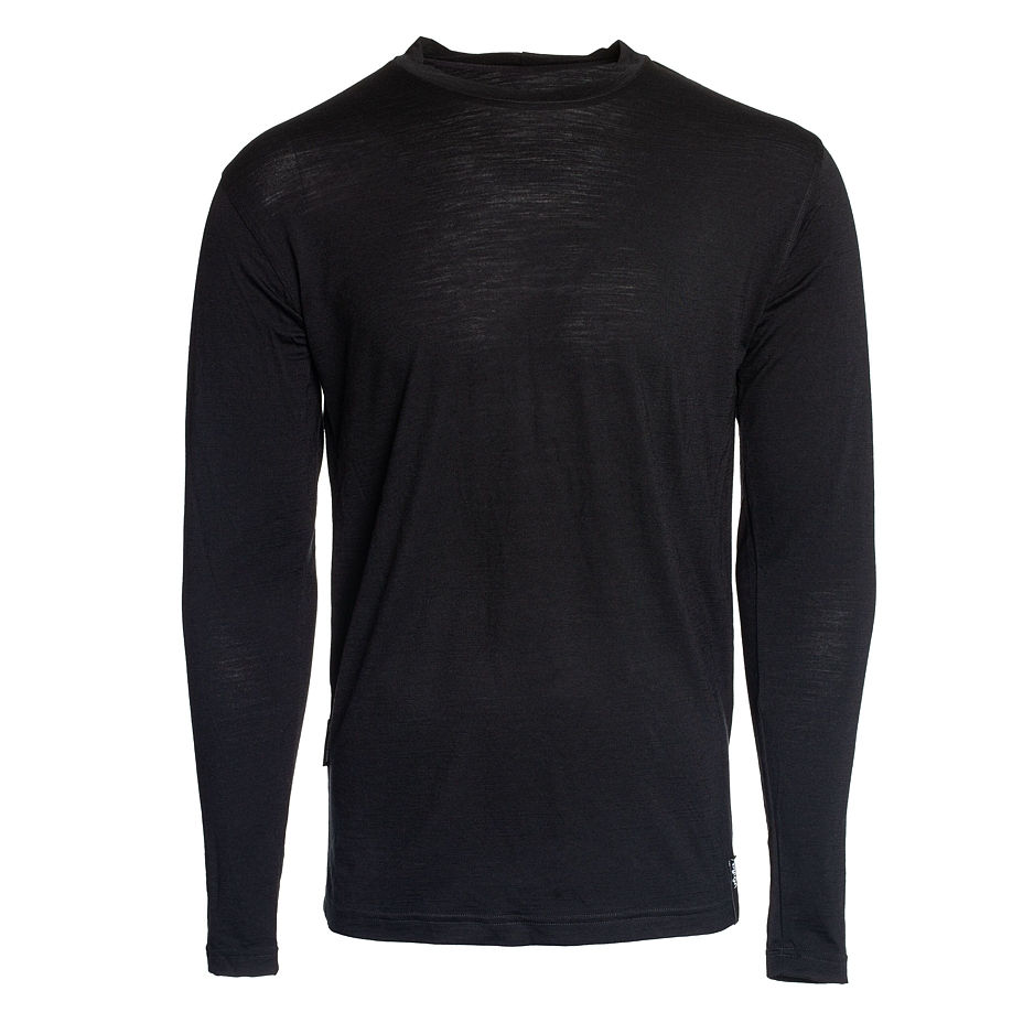 Men’s Merino Long Sleeve T-shirt Black model 2024
