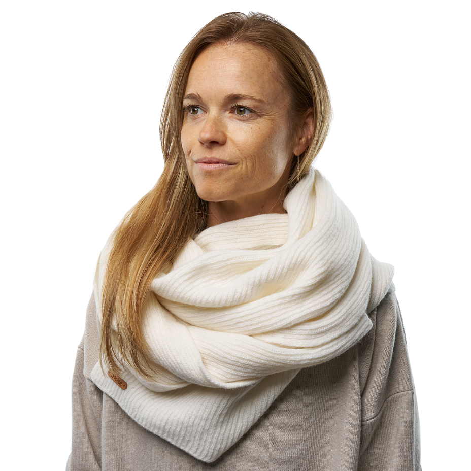 Woolee Wool Scarf B07 White