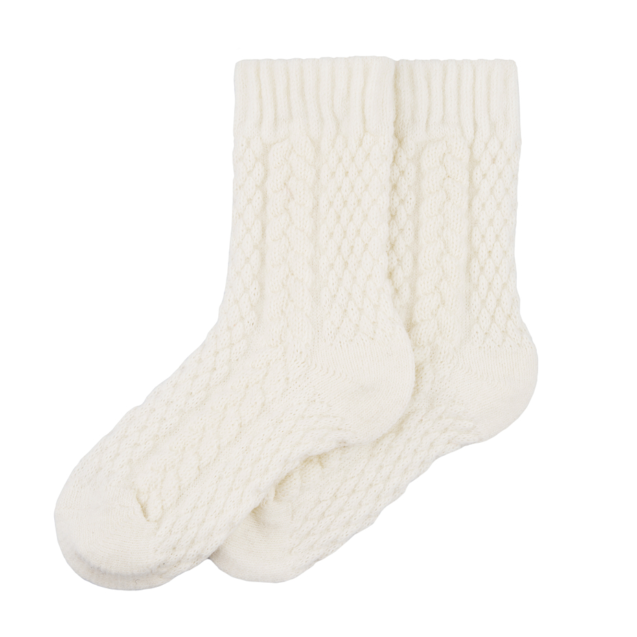 Kids’ Traditional Merino Wool Socks White