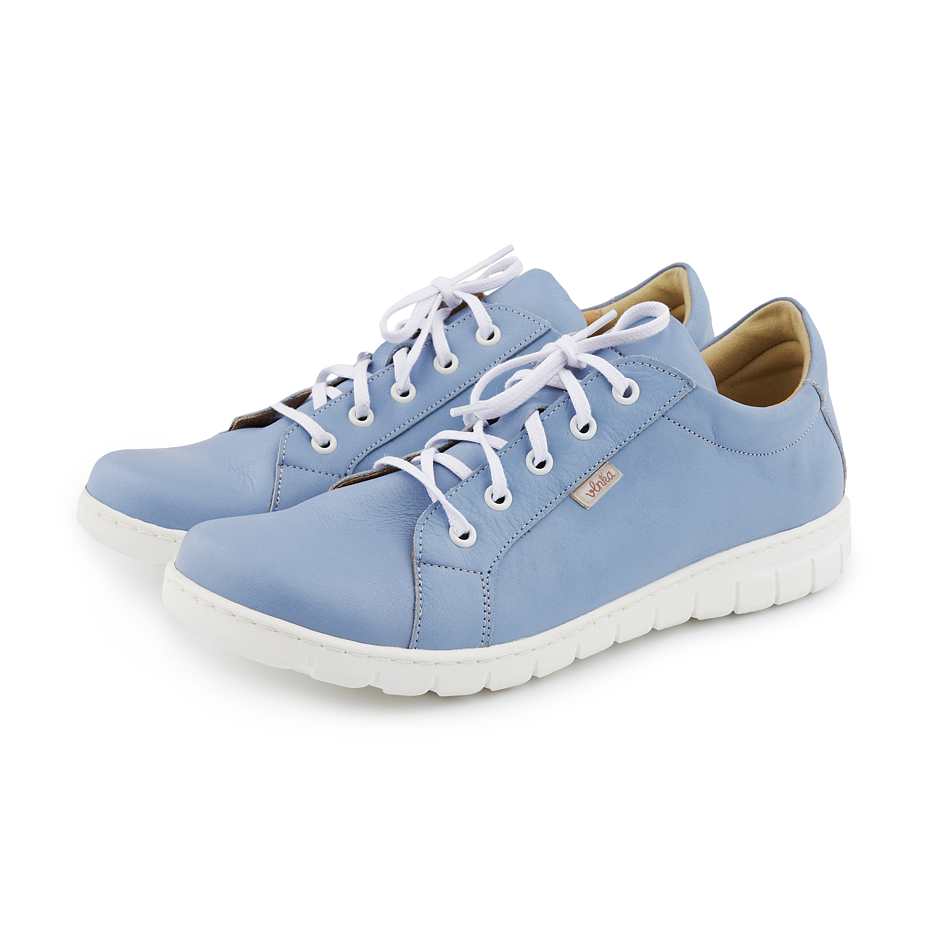 Women’s Nina Leather Trainers Blue