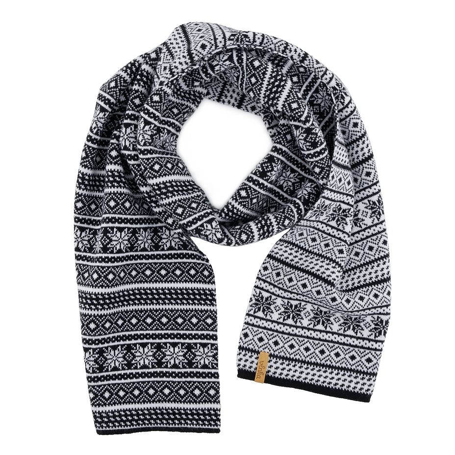Vlnka Wool Scarf B02 Black