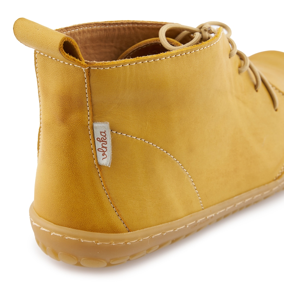 Women’s Otilie Leather Barefoot Shoes Yellow