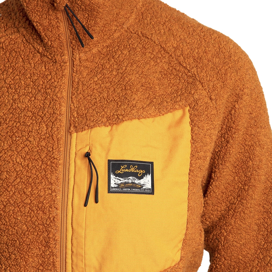 Merino Flok Lundhags Women's Sweatshirt - Brown