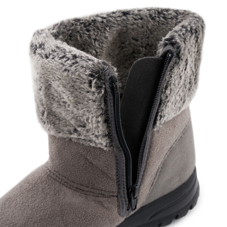 Anita Women's Sheepskin Winter Ankle Boots - Grey