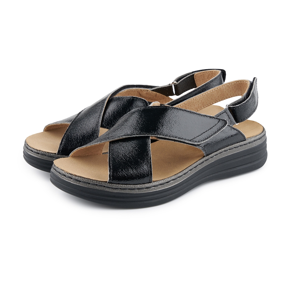Women’s Darina Leather Sandals Black