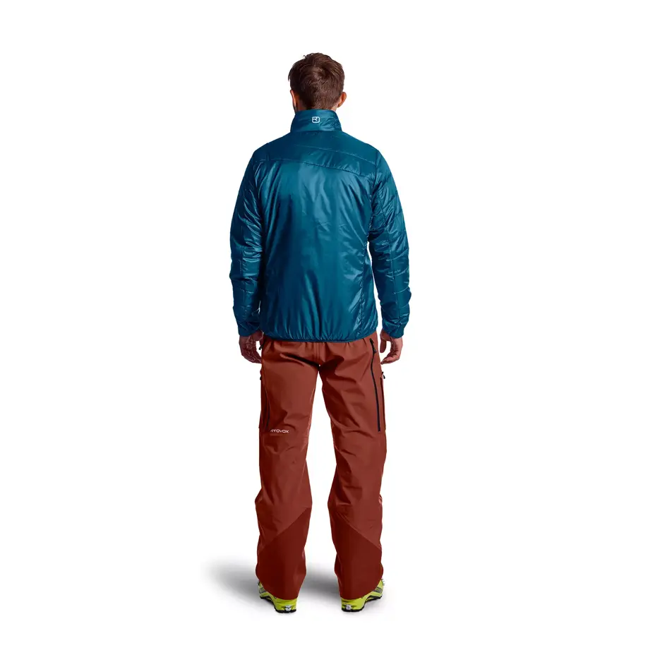 Men’s Ortovox Piz Boval Jacket Petrol Blue
