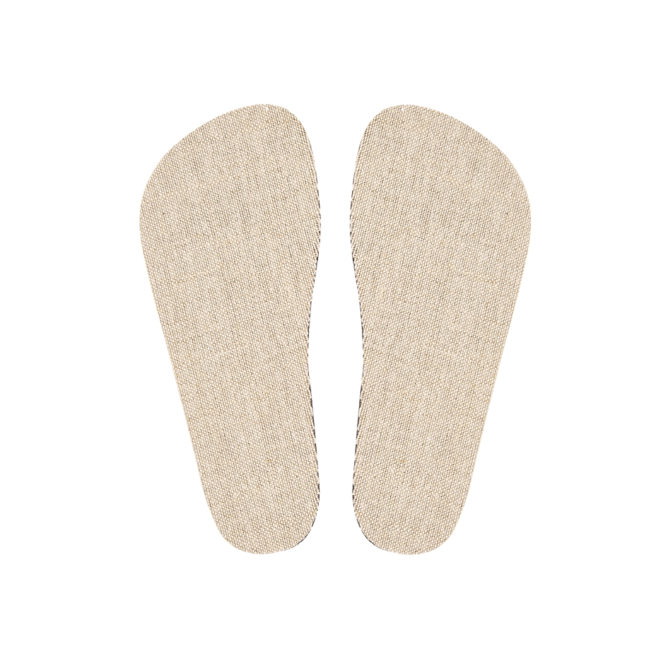 Children's barefoot hemp shoe inserts with recycled foam