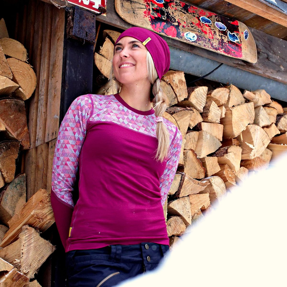 Women's Performance Sensor Merino Impress Top Pink