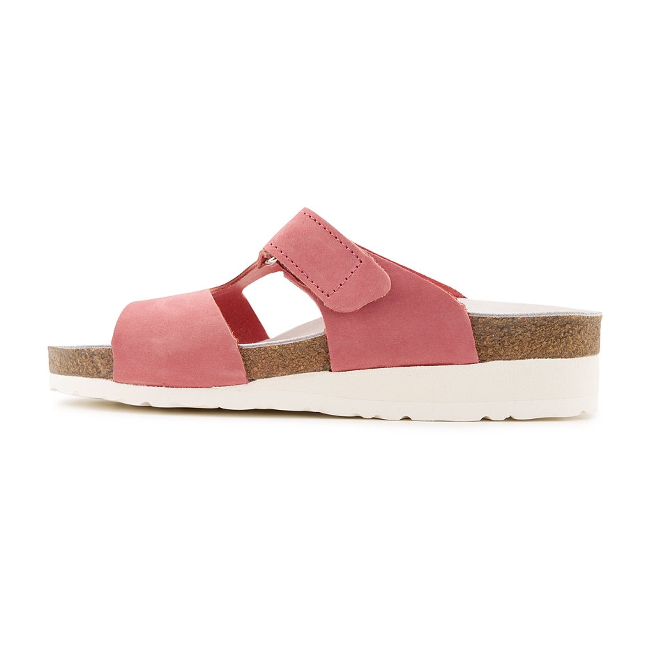 Women’s Sara Orthopaedic Cork Wedge Sliders Pink