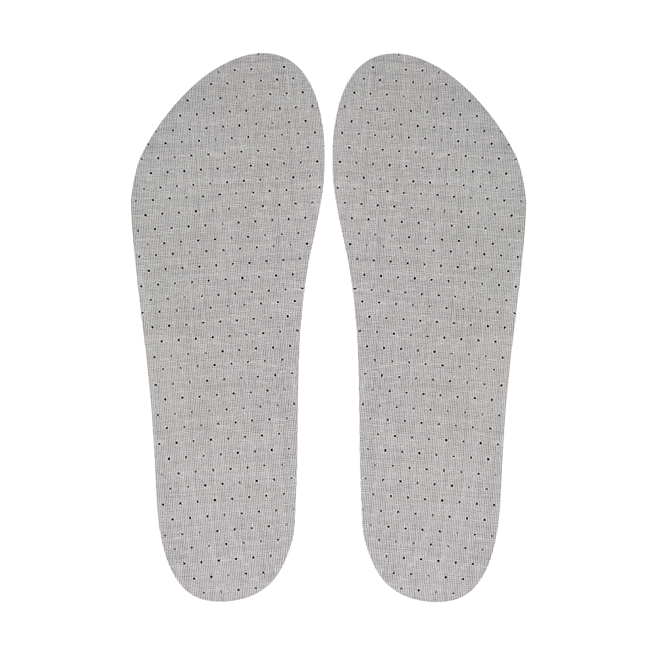 Breathable Barefoot Shoe Insoles with Activated Charcoal Against Perspiration