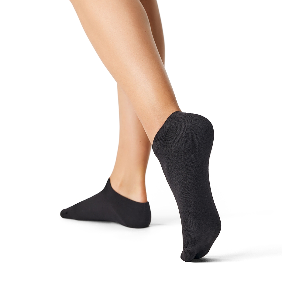 Cotton Ankle Socks Black