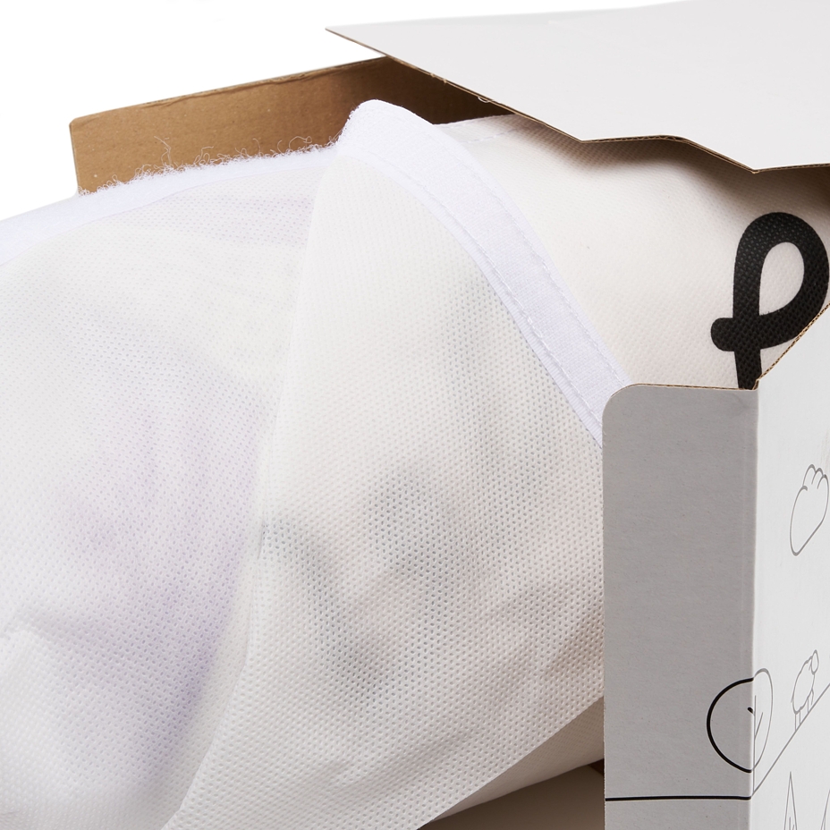 Orthopedic memory pillow for stomach sleepers