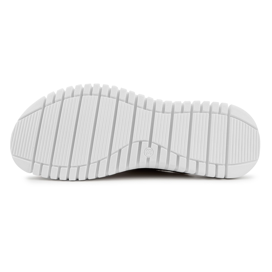 Women's leather slip-on shoes for bunions Roxana yellow