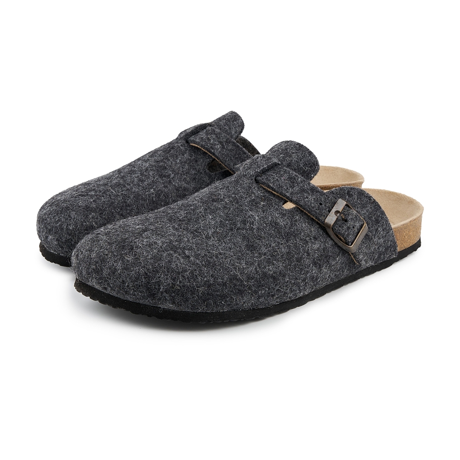 Men's orthopedic cork slippers Michal gray