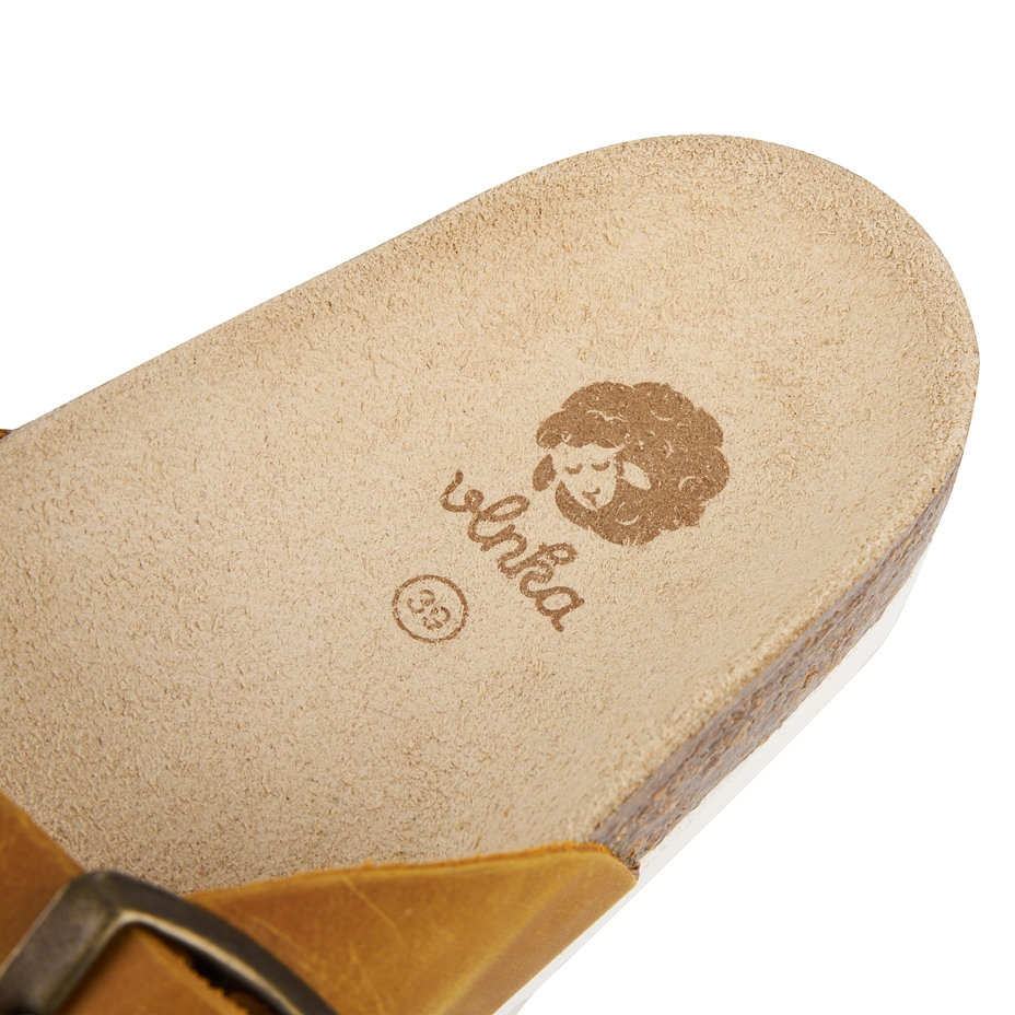 Women's cork anatomical slip-on shoes Vanda beige