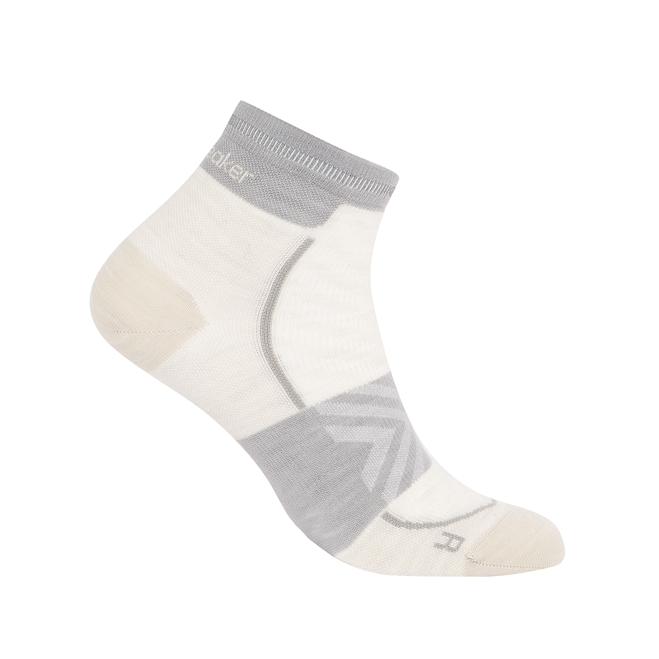 Merino Blend socks Run Ultralight Mini Icebreaker Ecru
