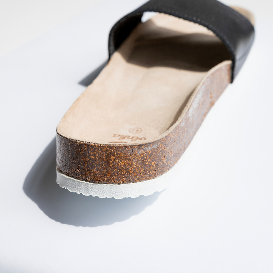 Men's cork anatomical slip-on shoes Trepky Black - 2nd quality