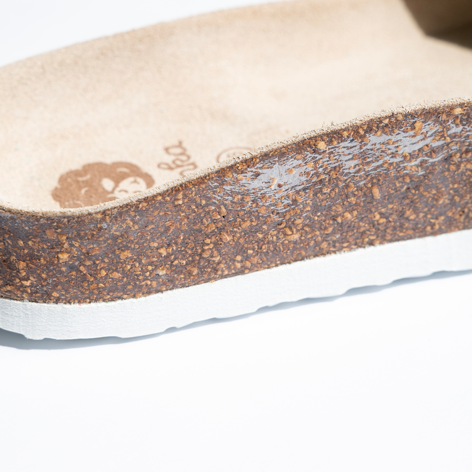 Women's cork anatomical slip-on shoes Lola pink - 2nd quality