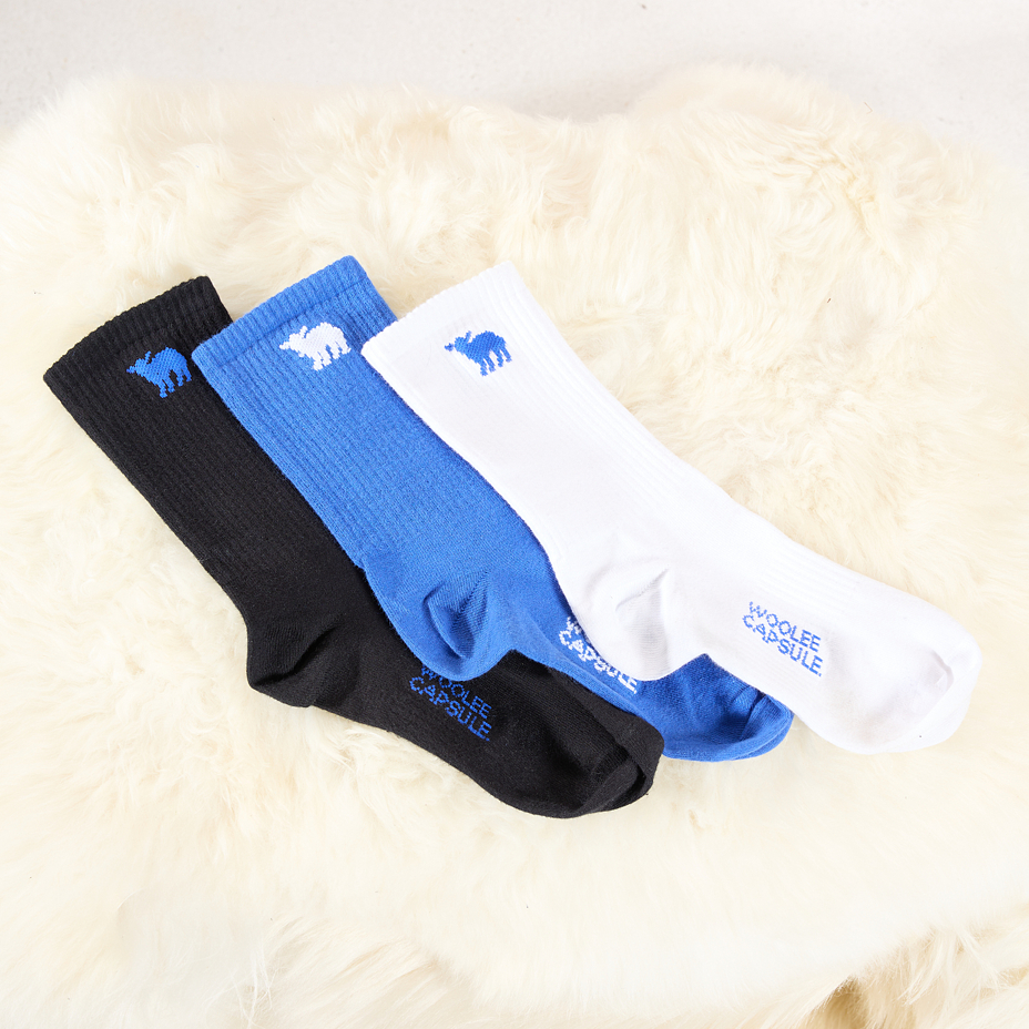 3 pairs of Woolee Capsule cotton socks