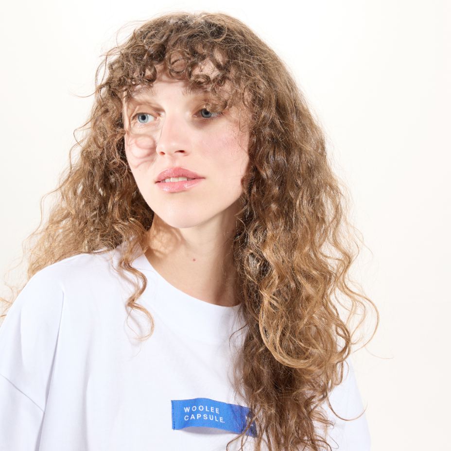 Woolee Capsule organic cotton t-shirt white